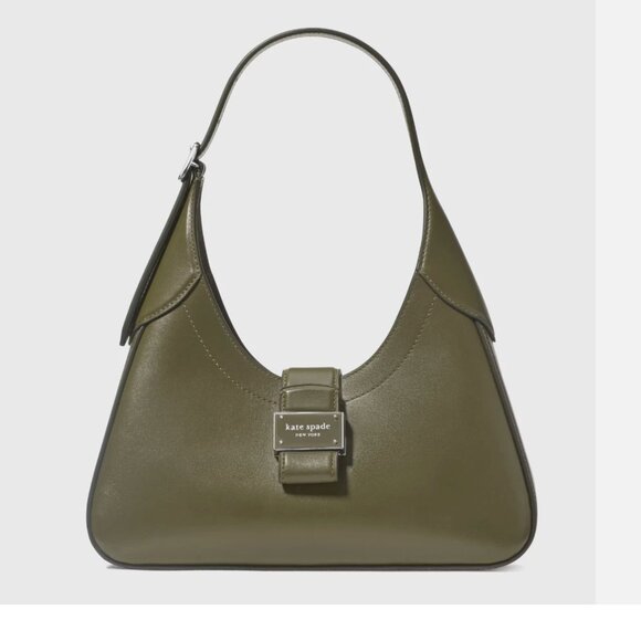 kate spade Handbags - New Kate Spade Nouveau Small Shoulder Bag Smooth Leather Seaweed